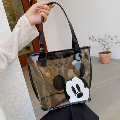 Durchsichtige Micky-Maus-PVC-Tasche