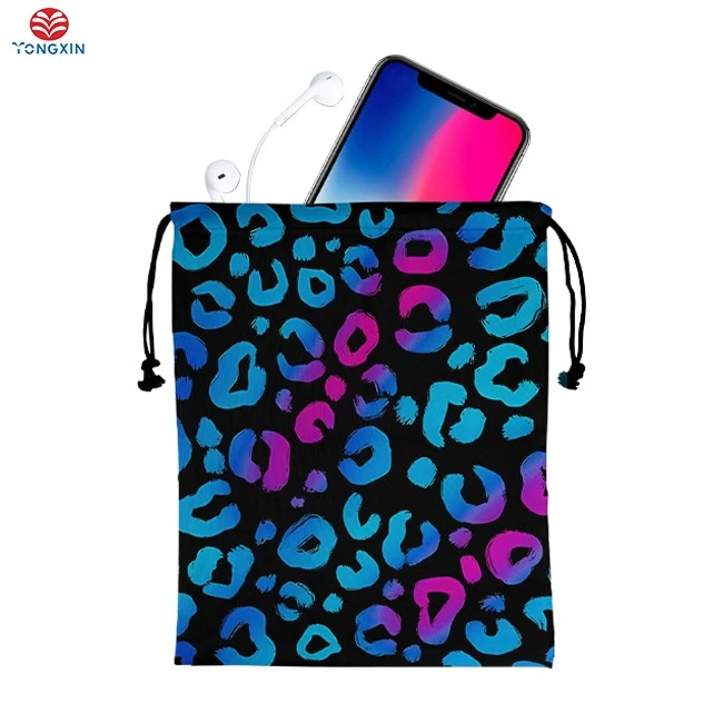 Double Animals Printed Drawstring Bag